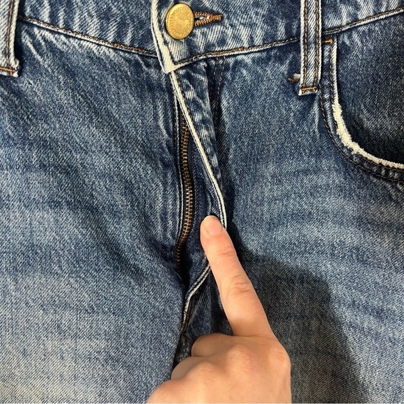 TRIARCHY High Rise Slim Fit Straight Leg Jeans - Picture 7 of 12